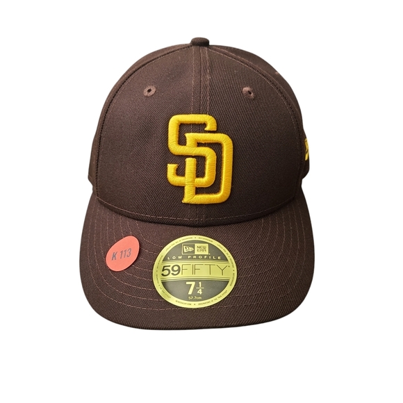 San Diego Padres New Era Authentic OnField Low Profile 59FIFTY Fitted Size 7 1/4 - Picture 1 of 7